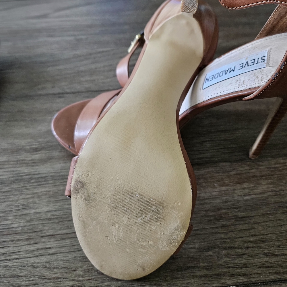 Steve Madden Brown Stiletto Heels - Picture 6 of 6